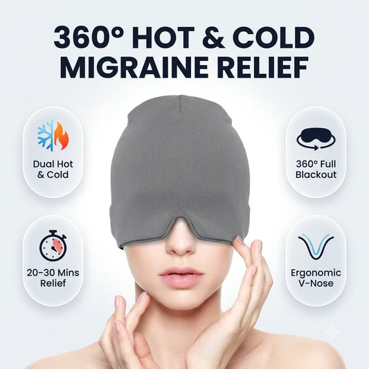 360° Hot & Cold Gel Migraine Relief Cap