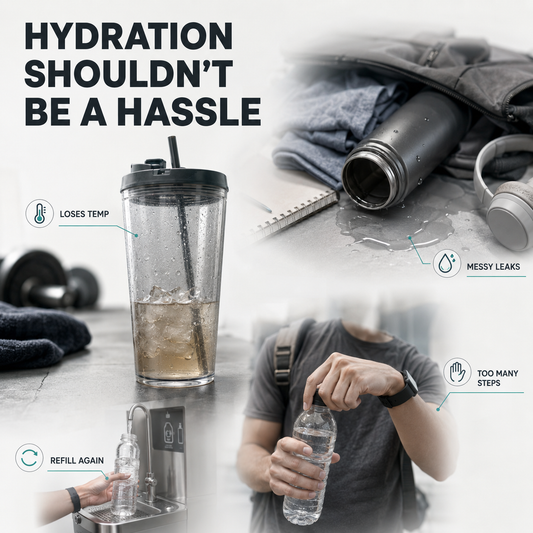 Leak-Proof Insulated Water Bottle with Locking Lid