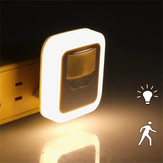 Led Motion Sound Sensor Night Light Bedroom