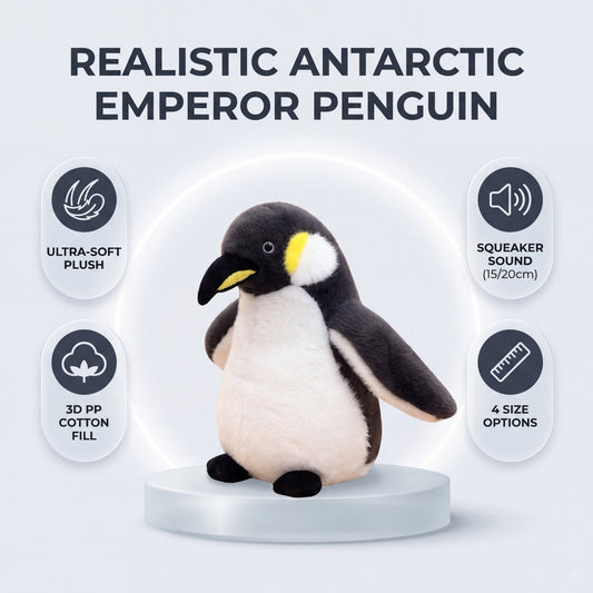 Kawaii Realistic Penguin Soft Plushie