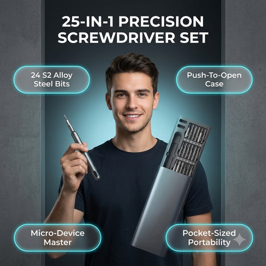 25-in-1 Precision Mini Screwdriver Set