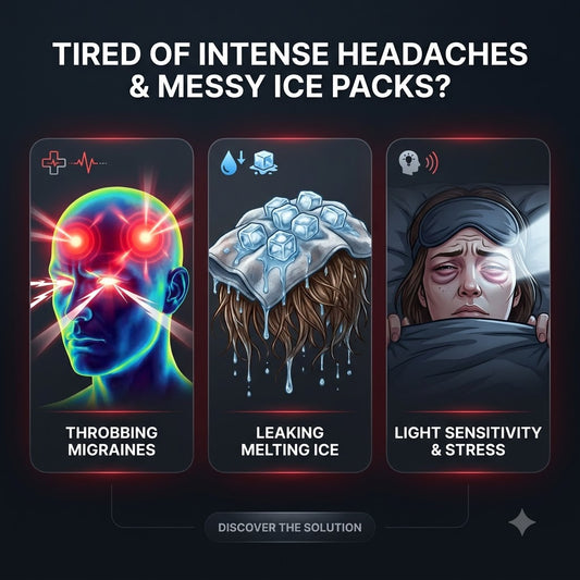 360° Hot & Cold Gel Migraine Relief Cap